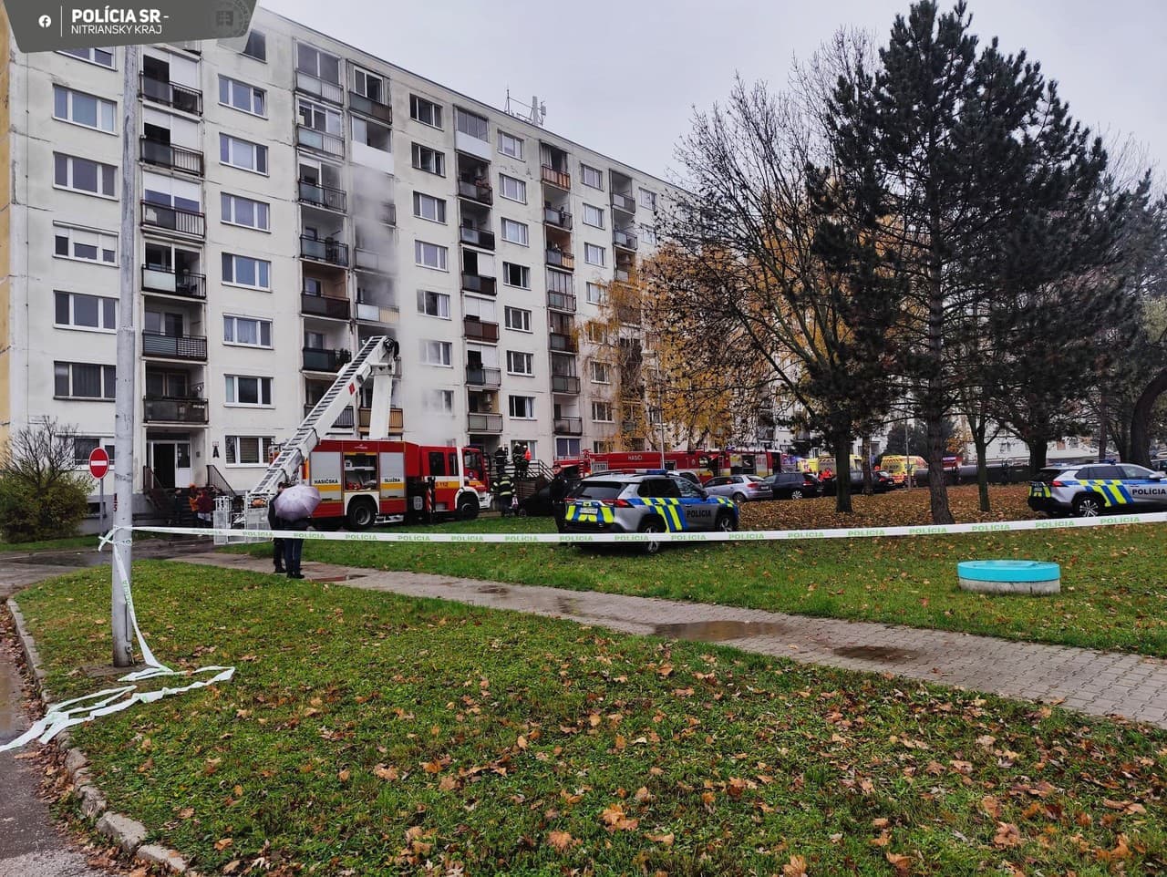 Požiar bytovky v Topoľčanoch: Polícia začína trestné stíhanie
