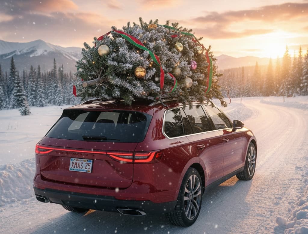 Preprava vianočného stromčeka: Ako sa vyhnúť pokutám