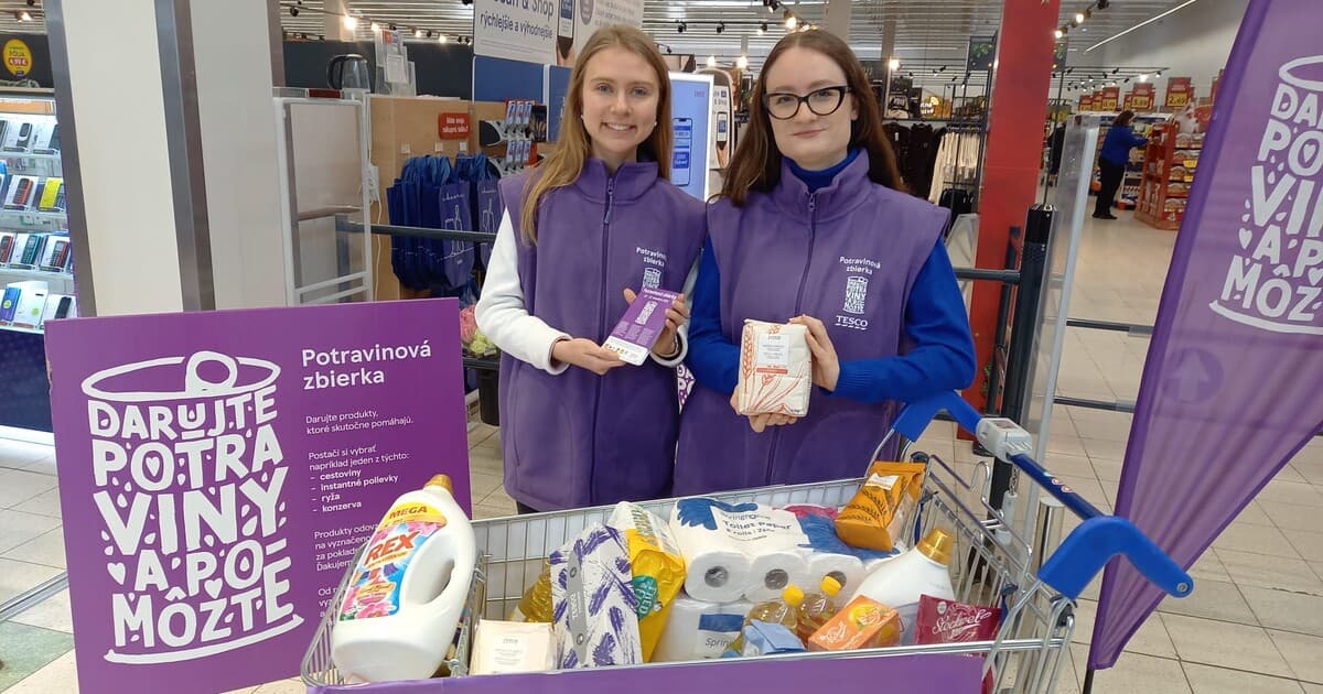 Tesco potravinová zbierka: Pomoc pre tisíce ľudí v núdzi