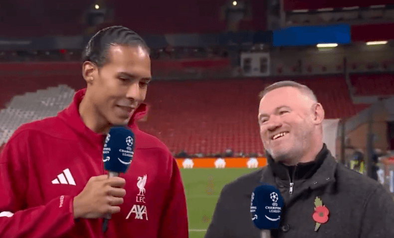 Napäté stretnutie: Rooney a Van Dijk si vyjasnili rozpor