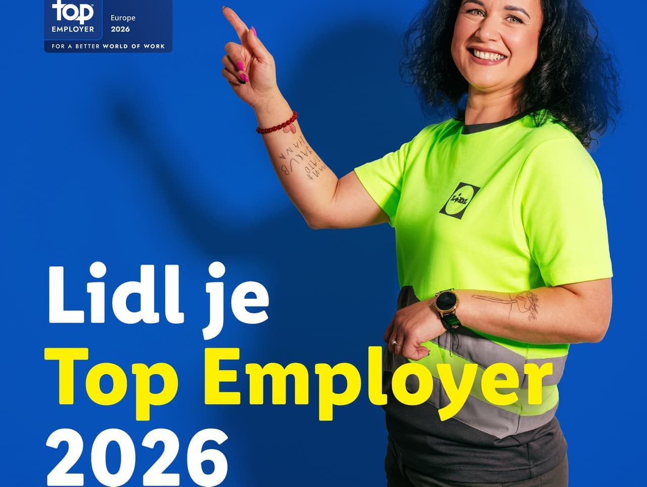 Lidl opäť medzi najlepšími zamestnávateľmi: Ocenenie Top Employer 2026