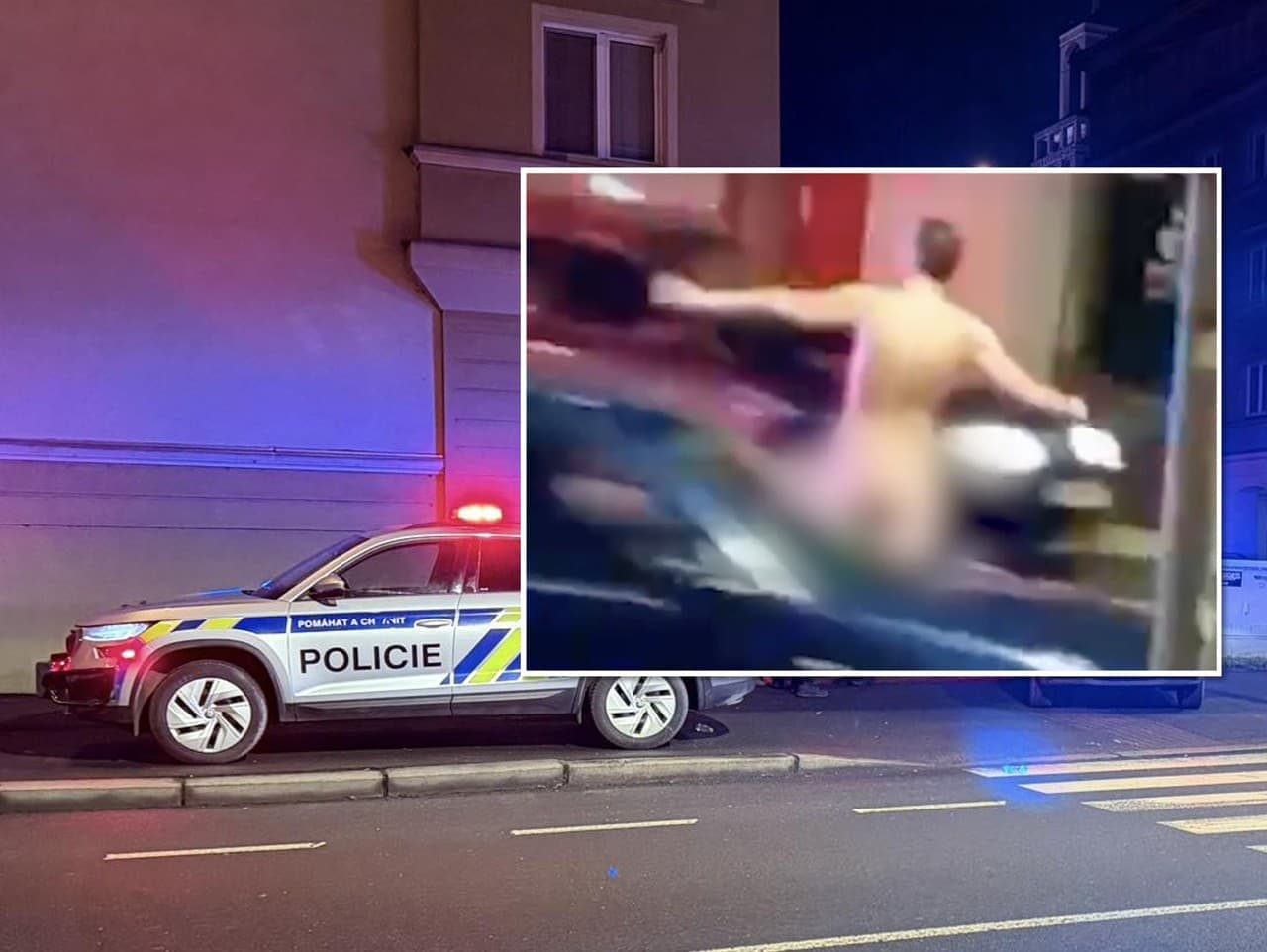 Nahý muž riadil dopravu v Opave: Kuriózna situácia šokovala vodičov