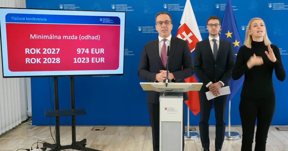 Minimálna mzda na Slovensku dosiahla nový rekord