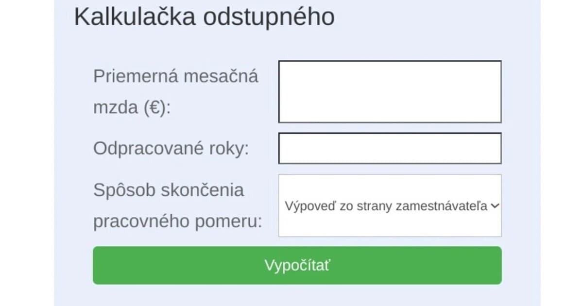 Odstupné: Kedy a koľko môžete získať pri odchode z práce?