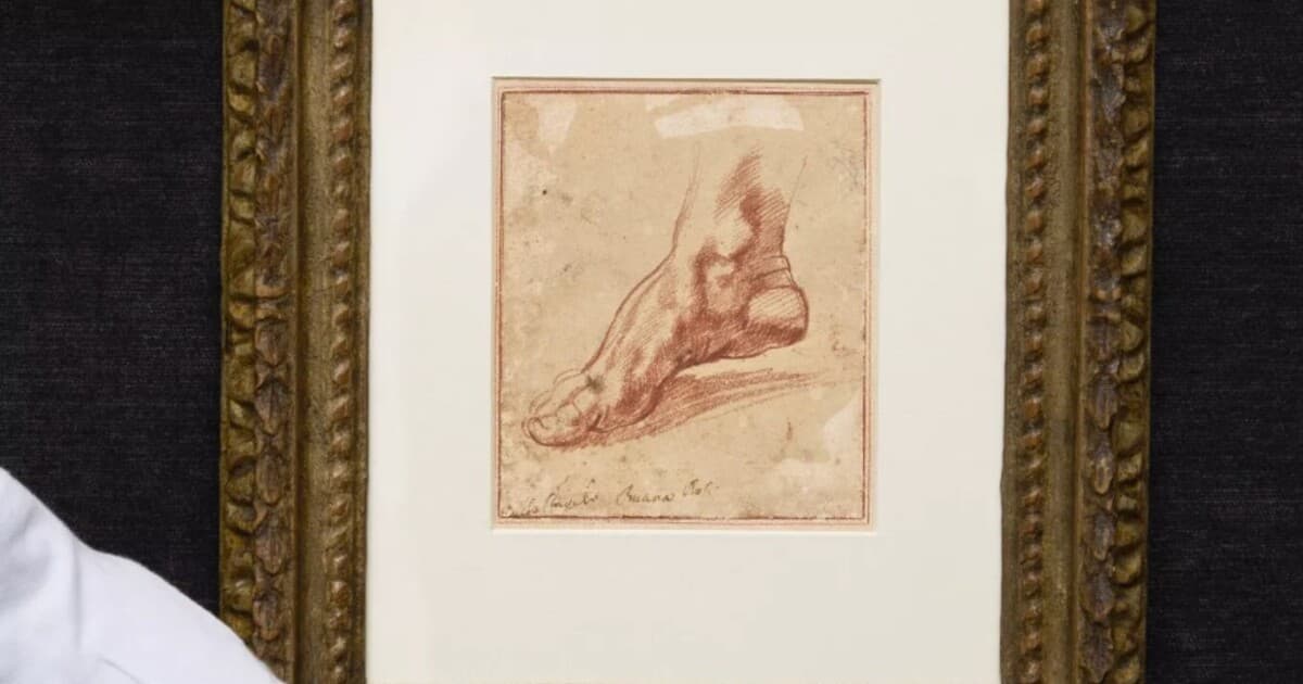 Michelangelov nákres chodidla sa predal za rekordných 27,2 milióna dolárov