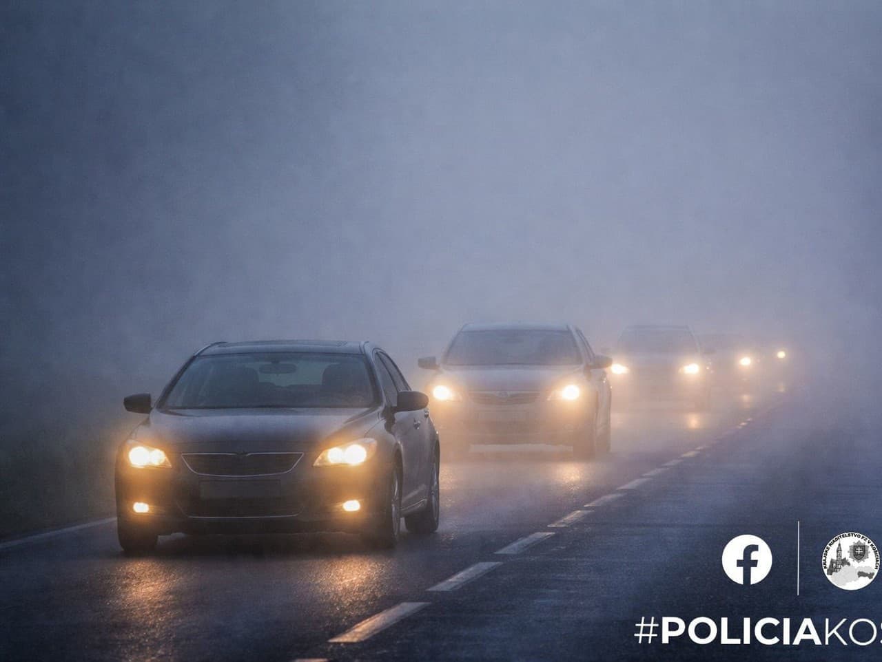 Polícia varuje pred nebezpečnou hmlou na cestách