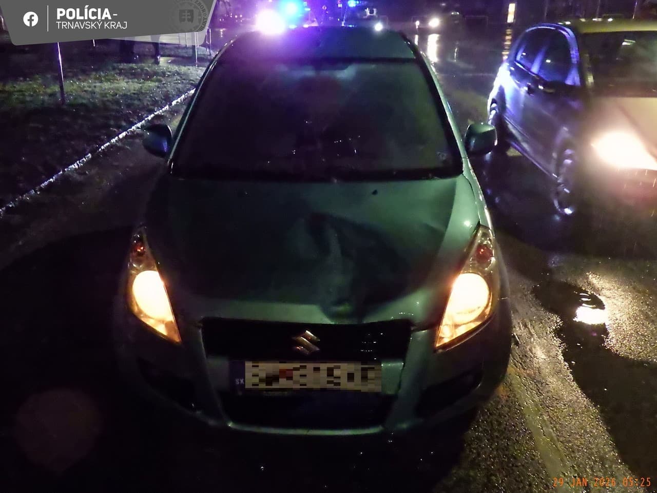 Žena zranená na priechode v Seredi, vodič pod vplyvom alkoholu