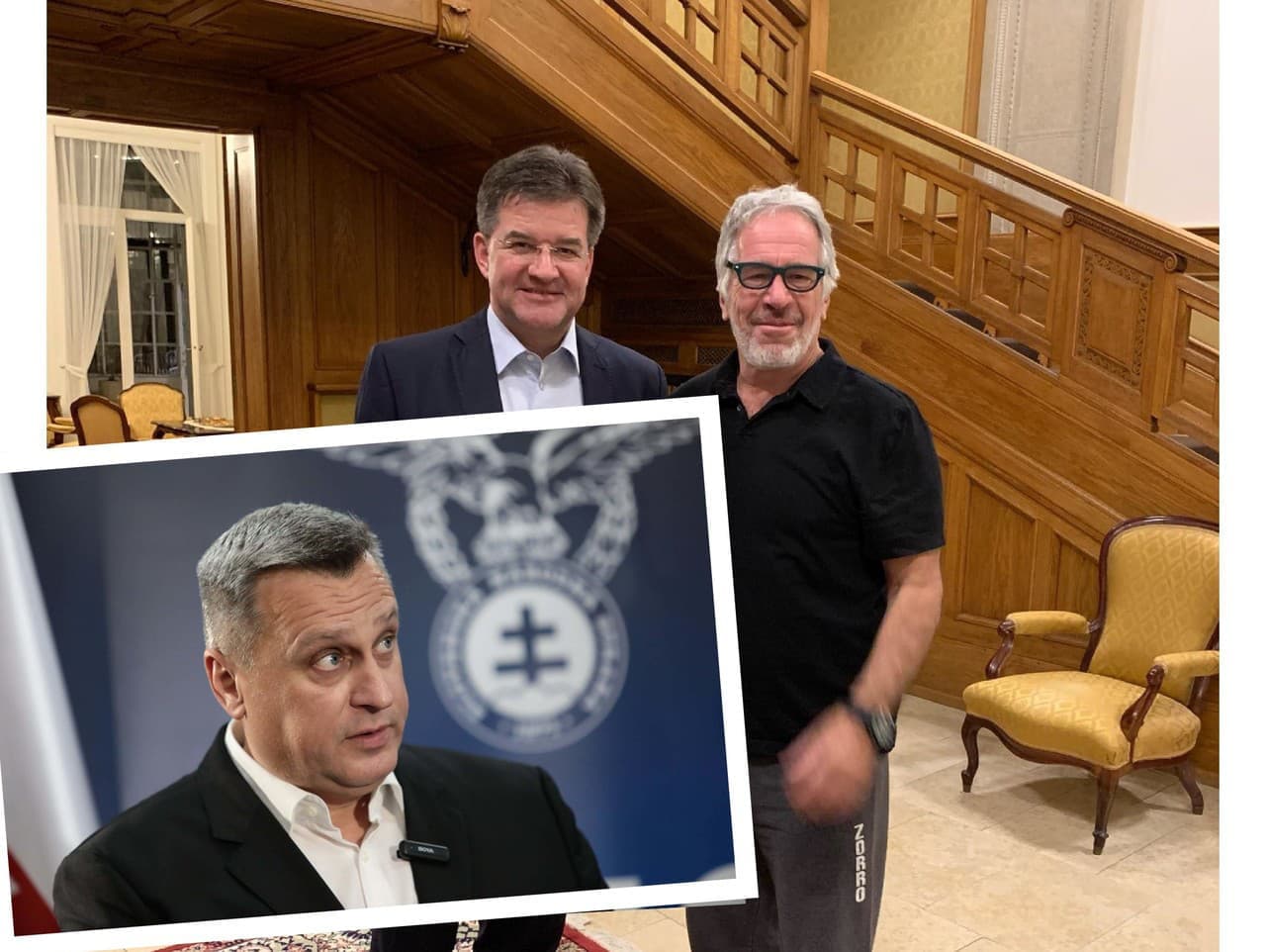 Lajčákova fotografia s Epsteinom vyvolala pobúrenie Danka