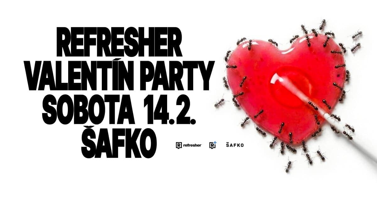 Valentínska párty pre singles: Pridaj sa k REFRESHER v Šafku!