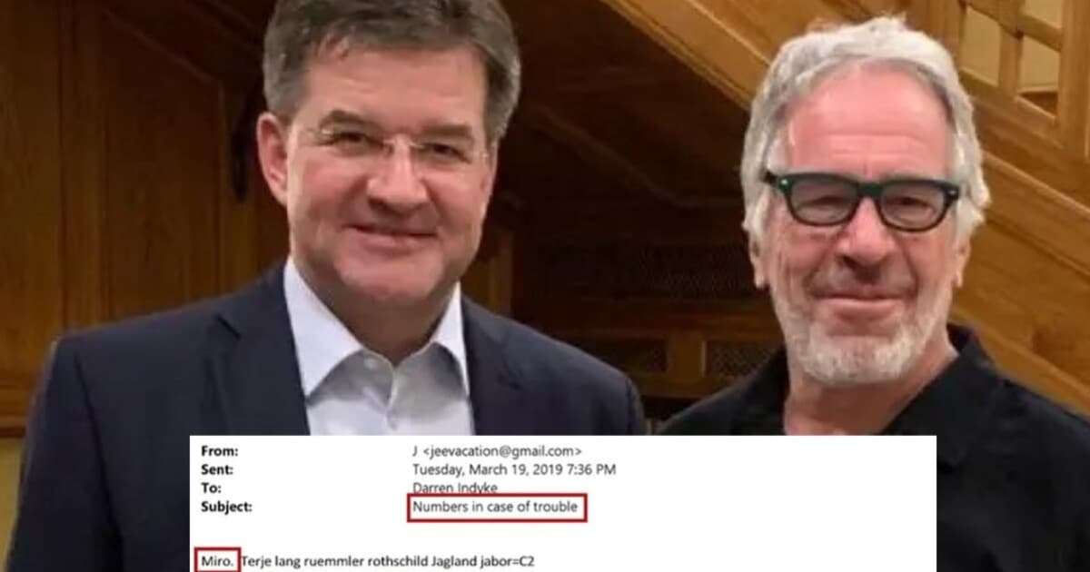Miroslav Lajčák ako núdzový kontakt Jeffreyho Epsteina