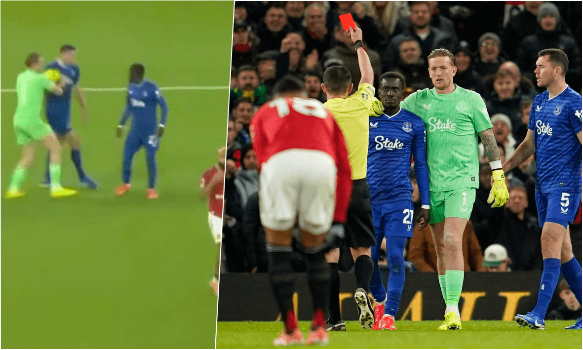 Bizarné vylúčenie v zápase Manchestru United: Hráči Evertonu sa pobili