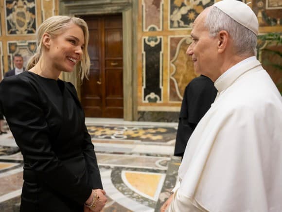 Europoslankyňa Cifrová Ostrihoňová sa stretla s pápežom v Ríme