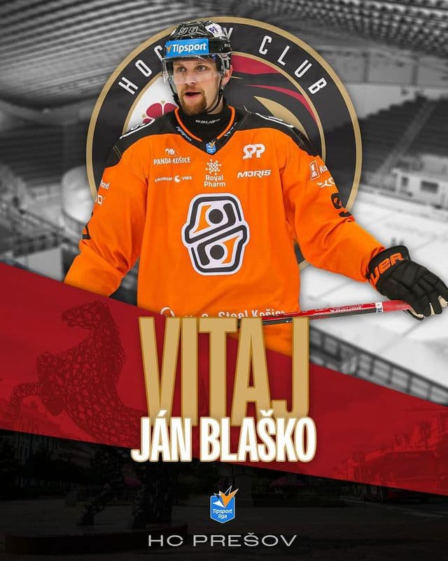 HC Prešov privítal novú posilu: Ján Blaško z Košíc