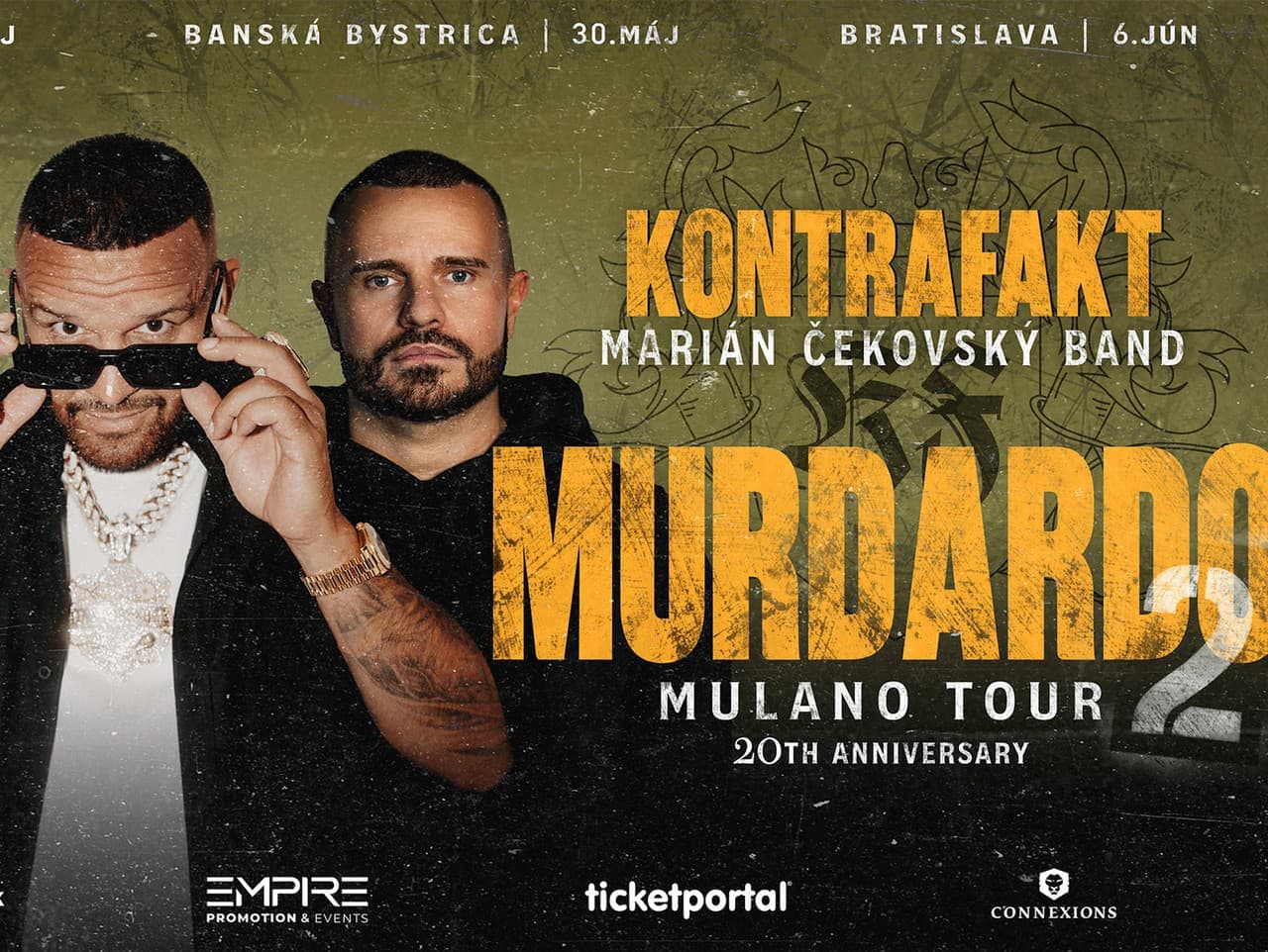 Kontrafakt oslávi 20 rokov s legendárnym turné Murdardo Mulano