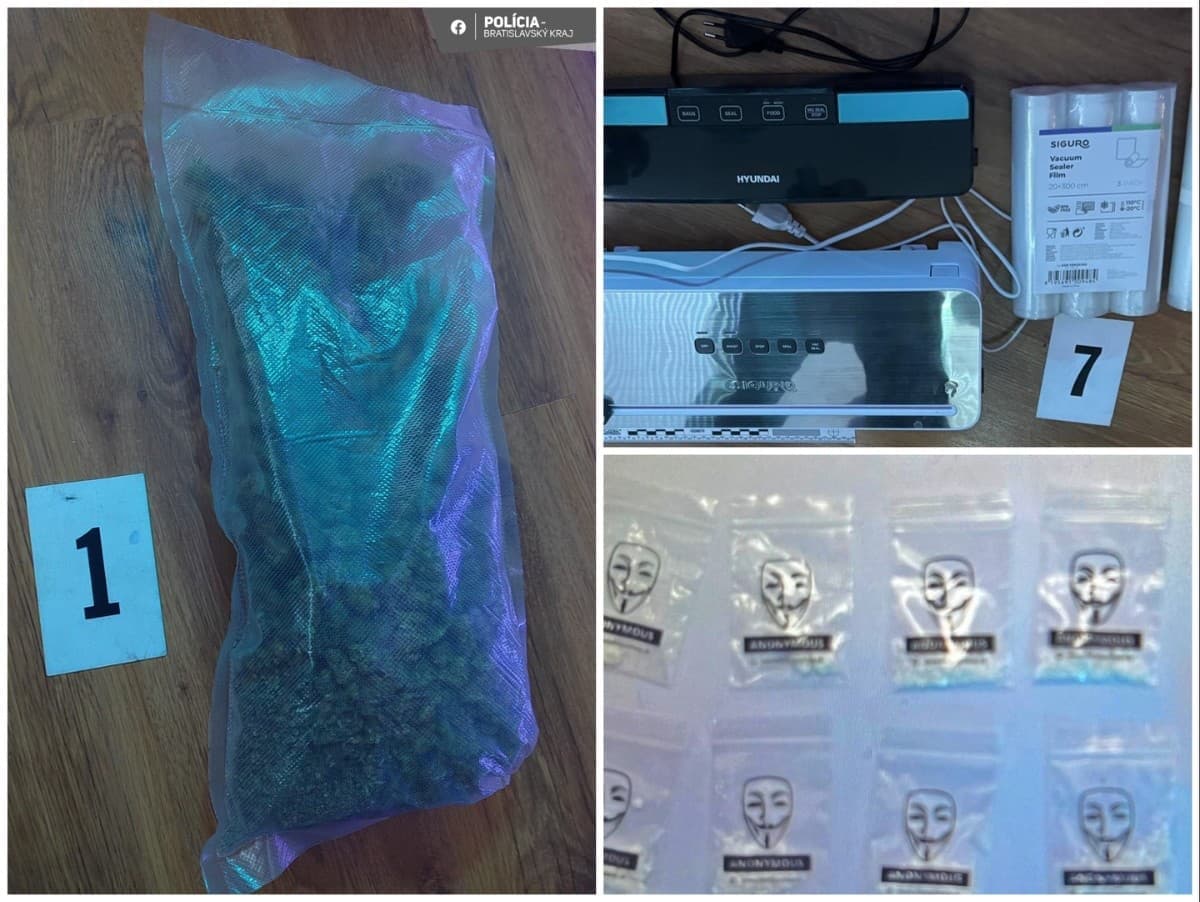 Drogový úlovok v Bratislave: Muž čelí až desaťročnému trestu