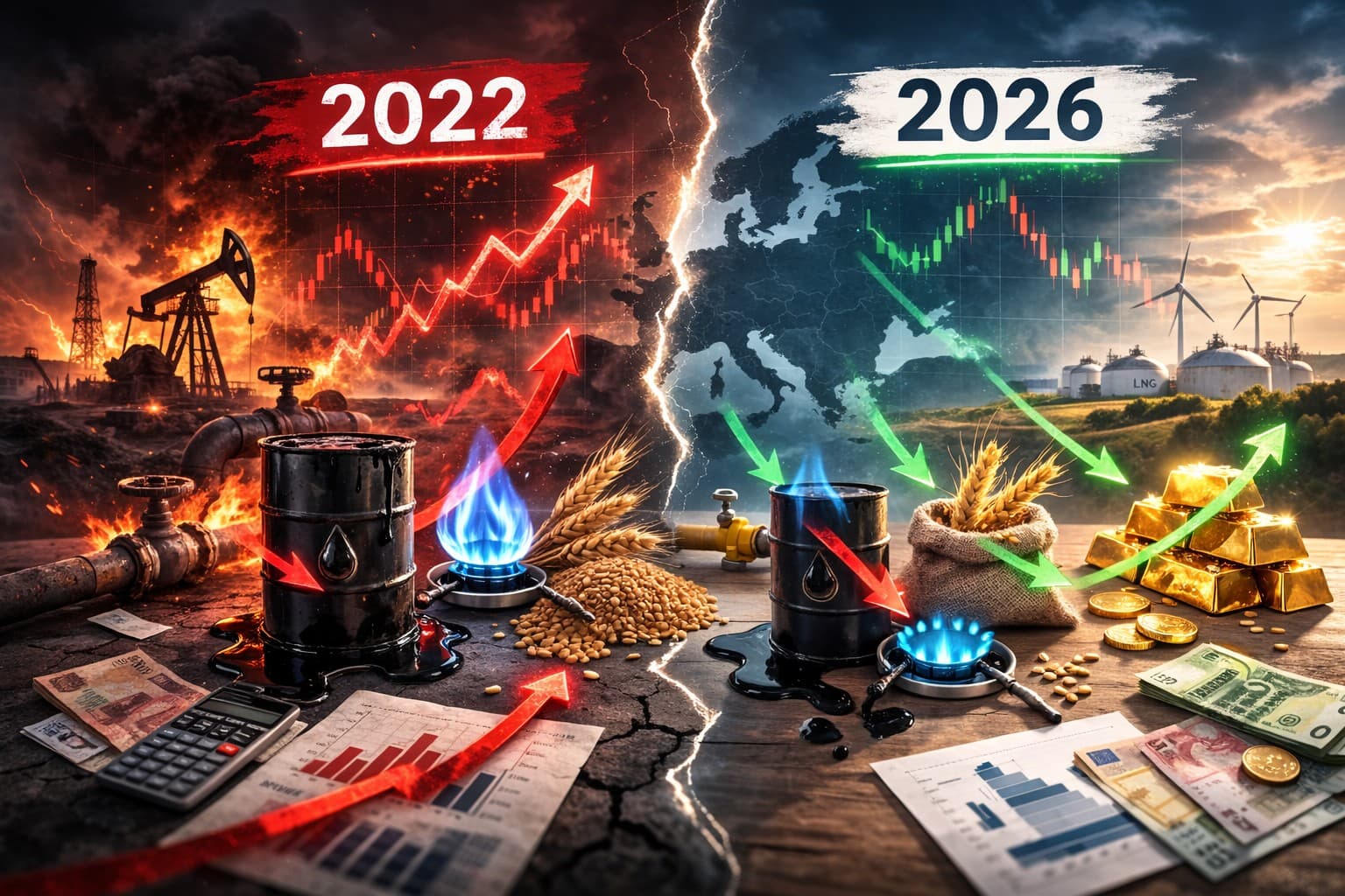 Ceny ropy a plynu klesli, vojna na Ukrajine trvá už štyri roky