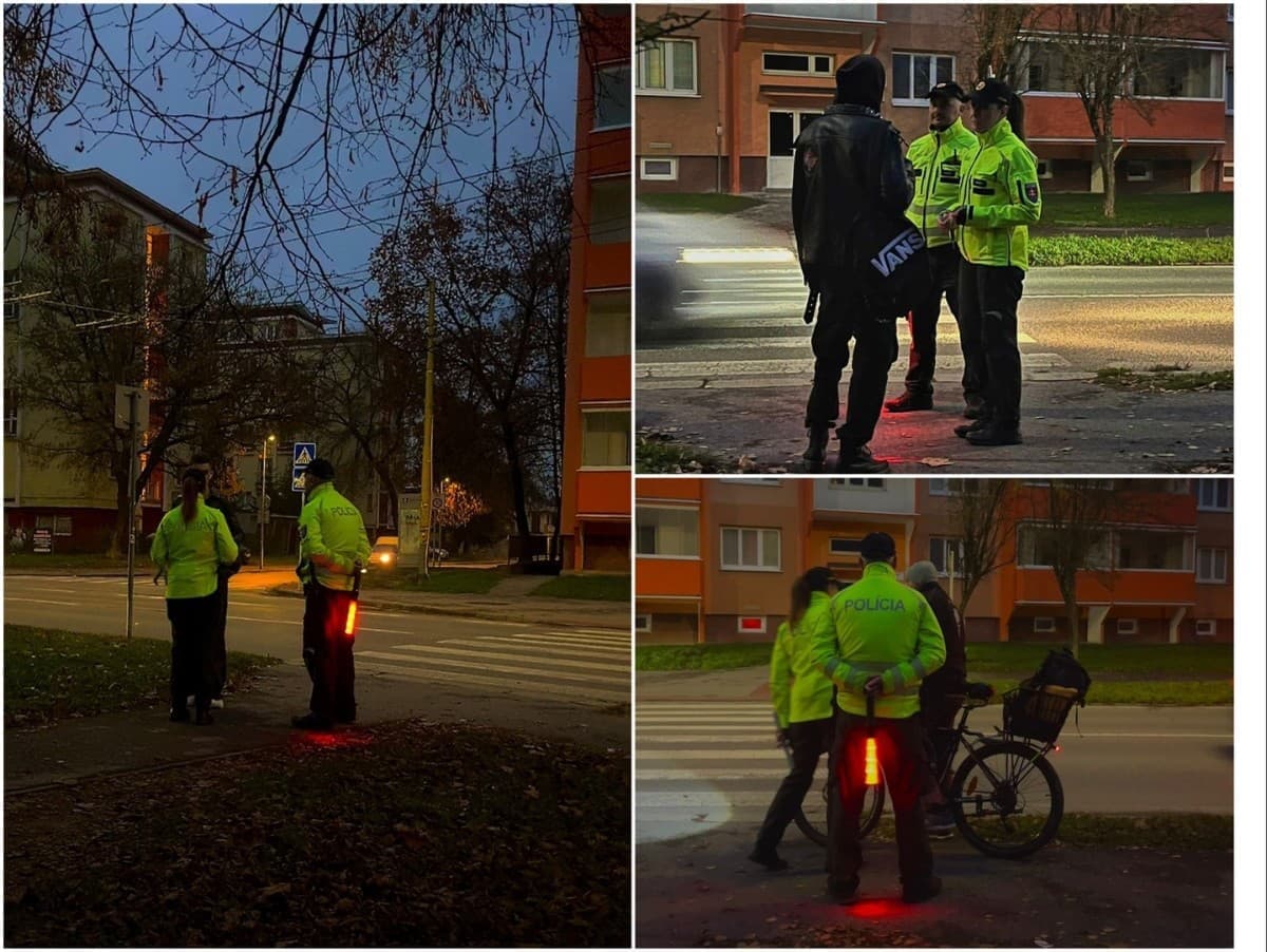 Polícia kontrolovala vodičov: Ochrana chodcov na prvom mieste