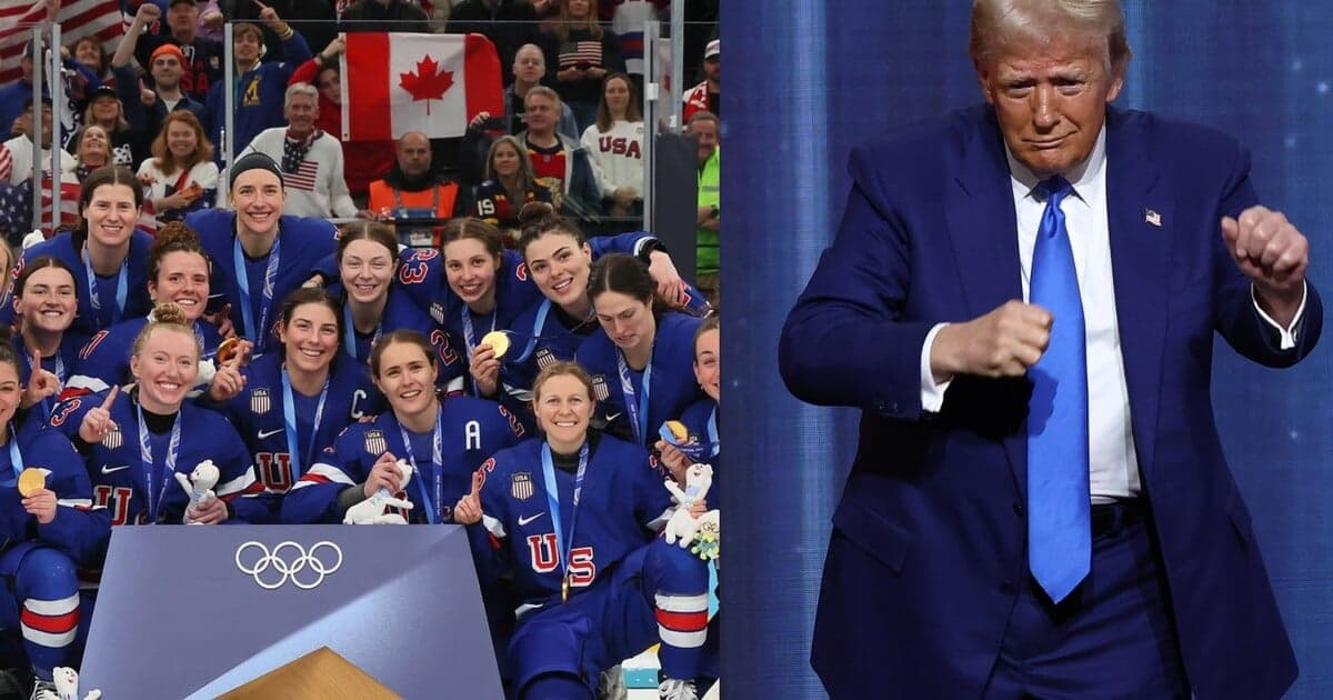 Trumpov vtip o ženských hokejistkách vyvolal rozruch