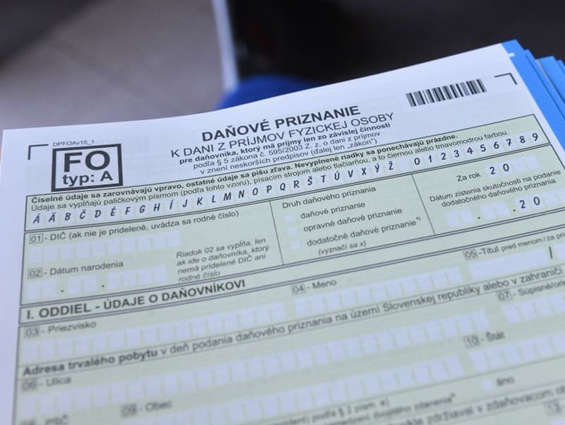 Finančná správa zverejnila nové formuláre daňových priznaní