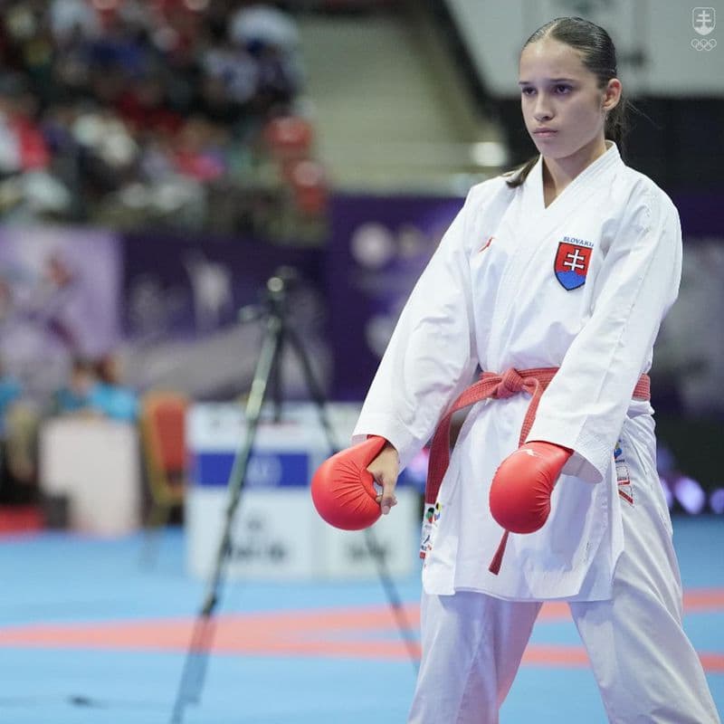 Nina Kvasnicová získala striebro na MS v karate v Káhire