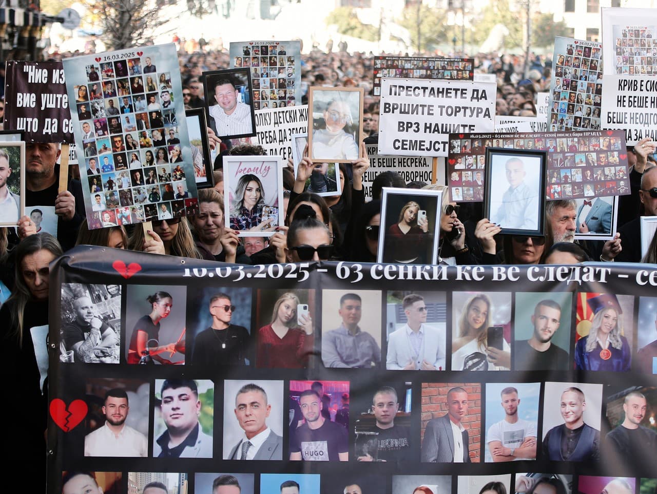 Protest v Skopje za spravodlivosť obetiam tragického požiaru