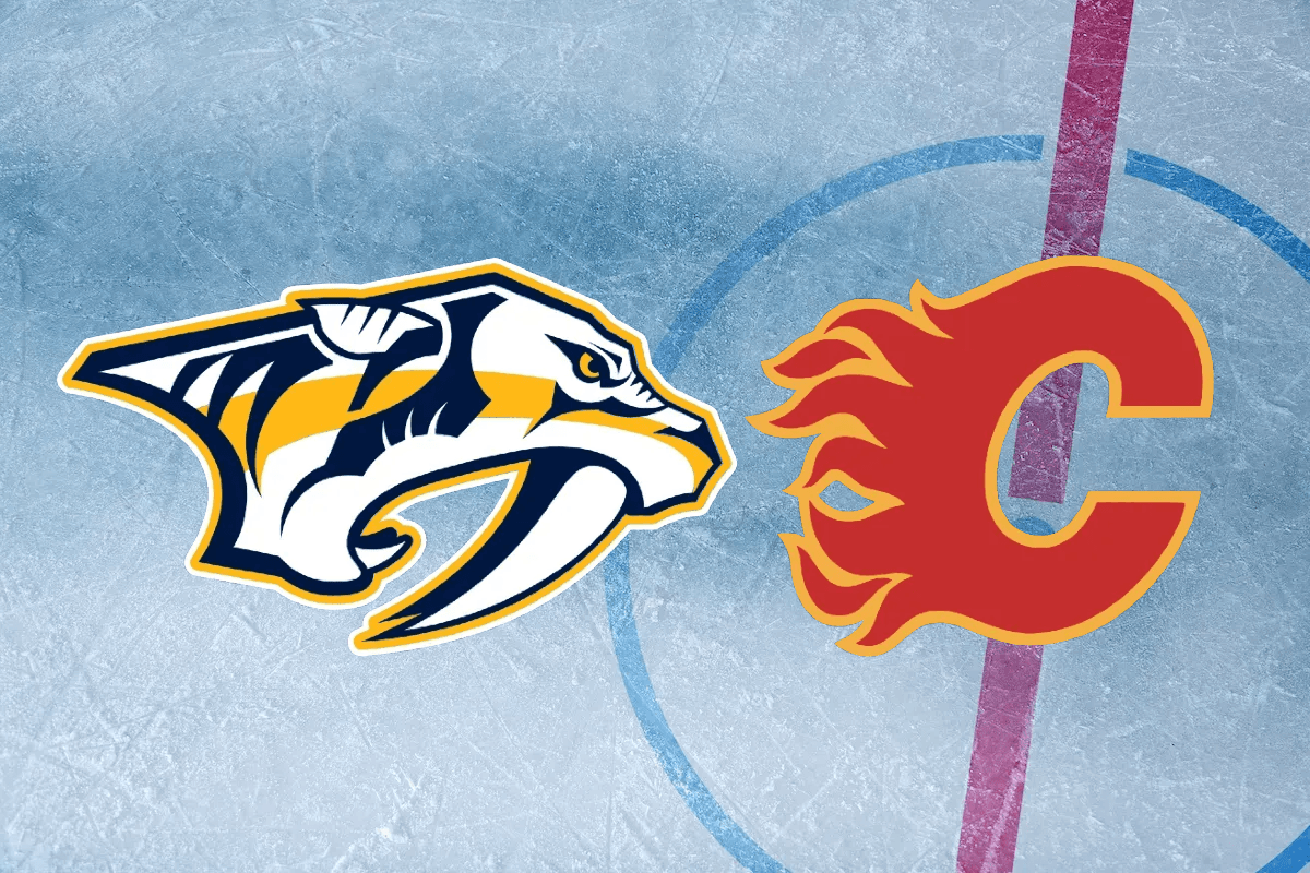 Samuel Honzek v akcii: Predators proti Flames v NHL