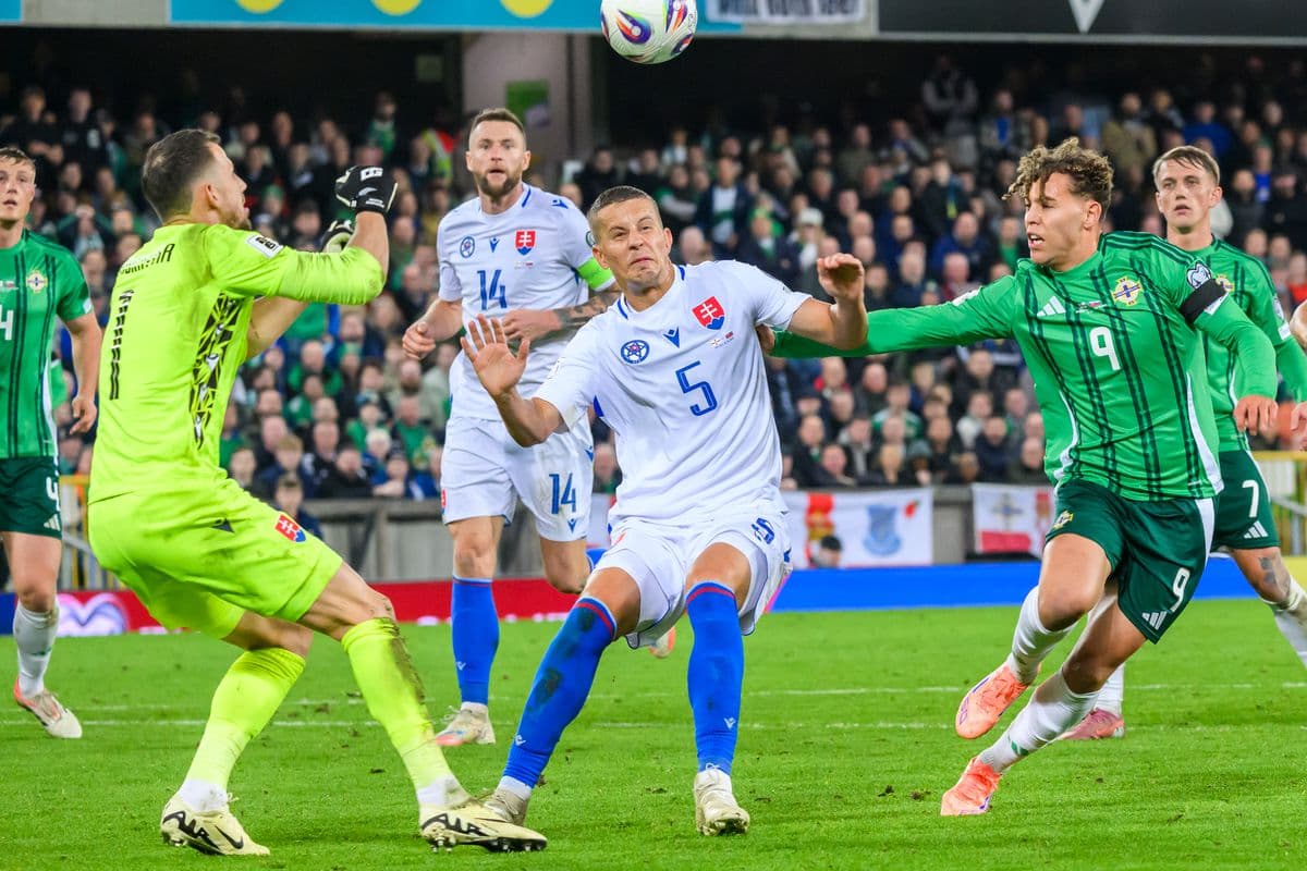 Slovenskí futbalisti čelí kurióznej bilancii pred zápasom so Severným Írskom
