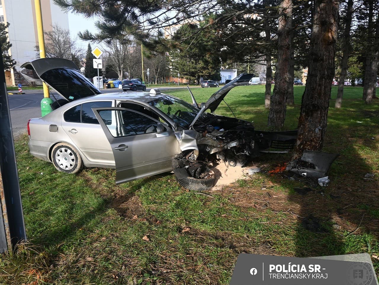 Nehoda taxíka v Prievidzi: Vodička pod vplyvom drog