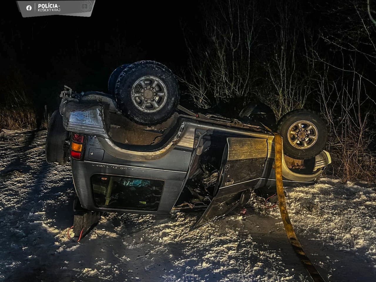 Vodička s 1,4 promile spôsobila nehodu na poľnej ceste