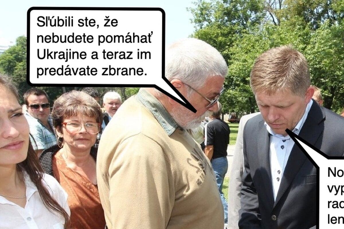 Smer a vojenská podpora Ukrajine: Zmena rétoriky alebo cynizmus?