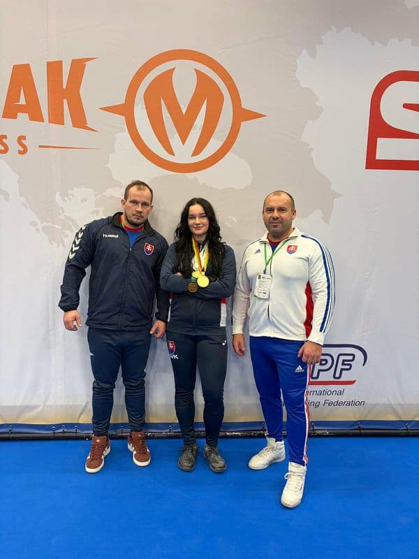 Slovenka Lenka Verónyová majsterkou Európy v silovom trojboji