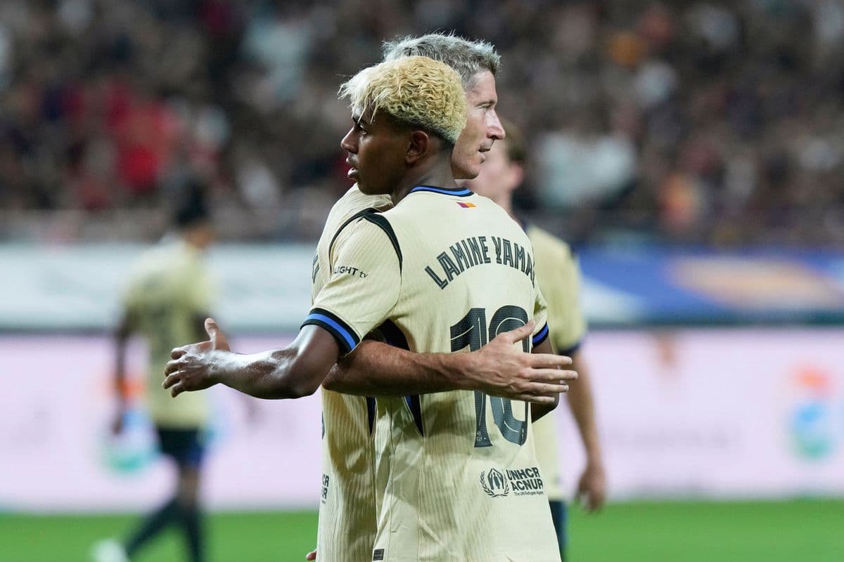 Nepokoje v šatni Barcelony: Lewandowski a Yamal sa údajne nerozprávajú