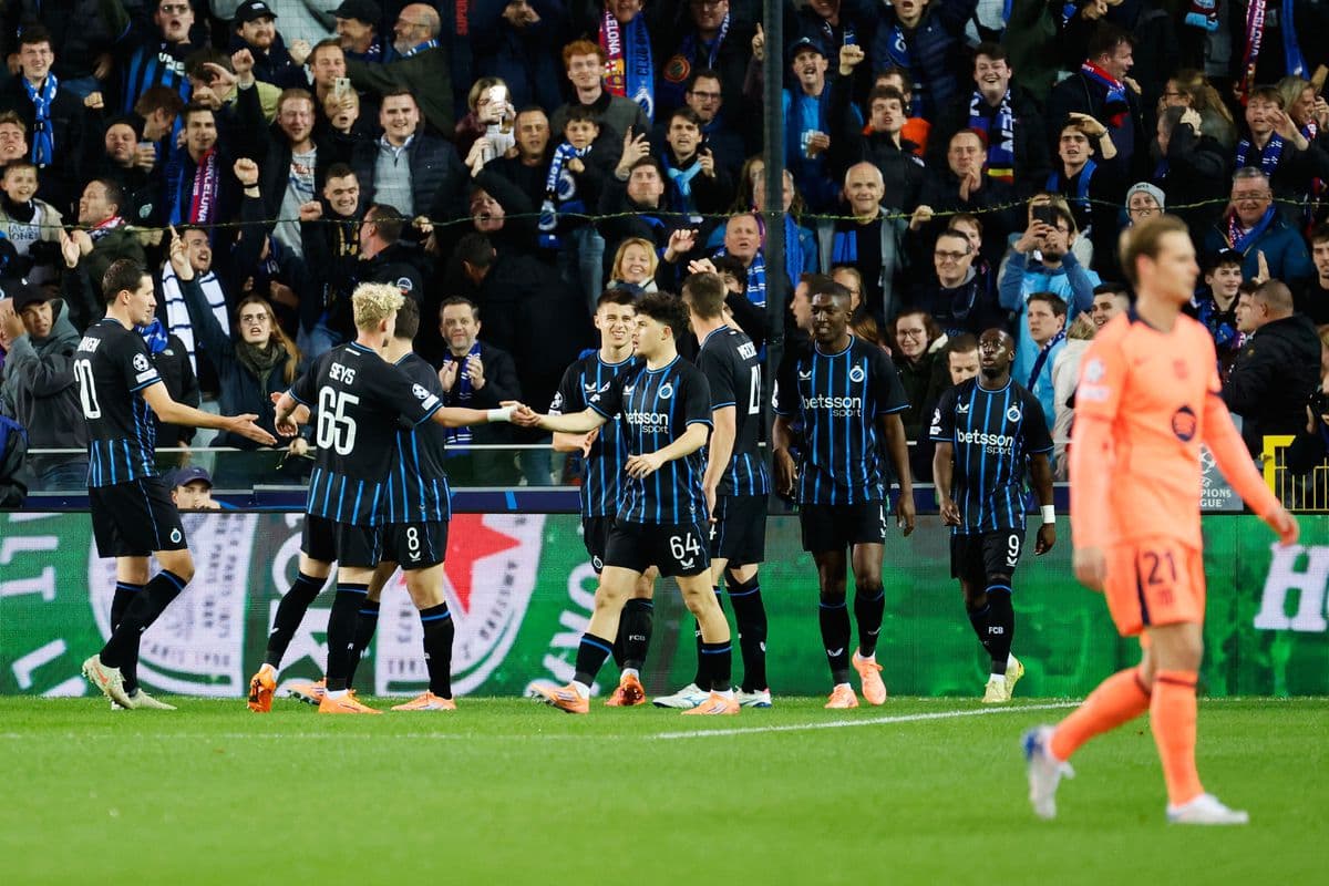 Club Bruggy remizovalo s Barcelonou, tréner vyjadruje spokojnosť