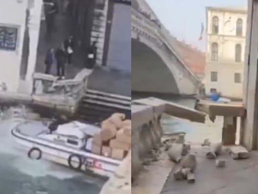 Krádež člna v Benátkach: Žena narazila do Rialtského mosta