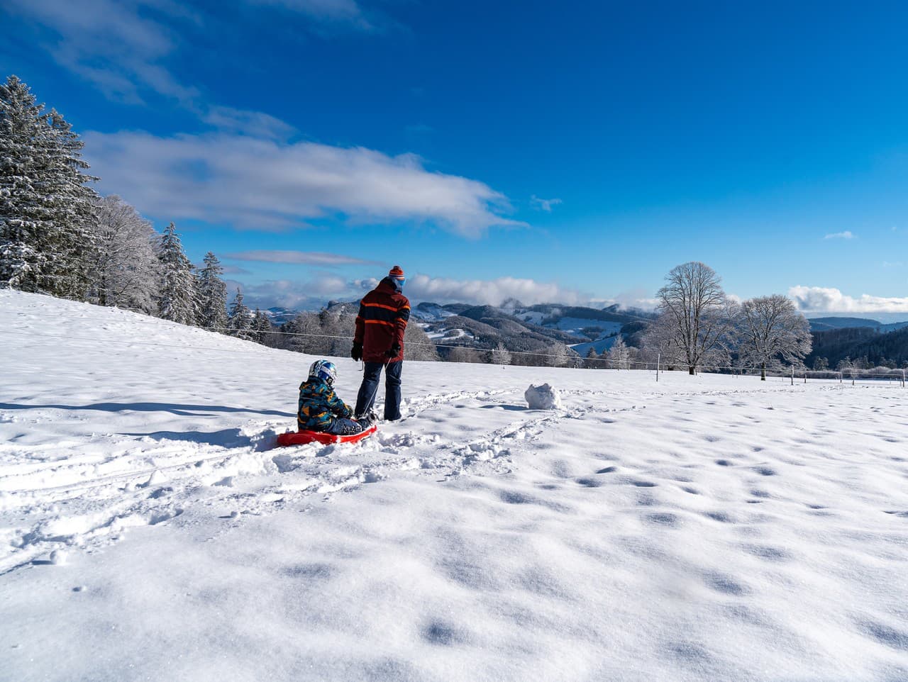 Tragédia pri sánkovačke: Mladý muž zomrel pred očami dieťaťa