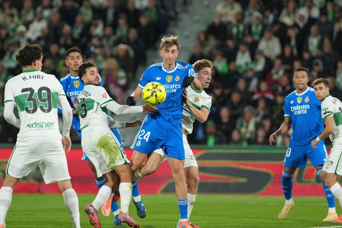 Real Madrid prehral body s nováčikom, remíza s Elche 2:2