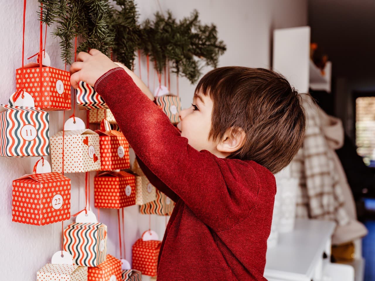 Originálne nápady na adventný kalendár pre deti