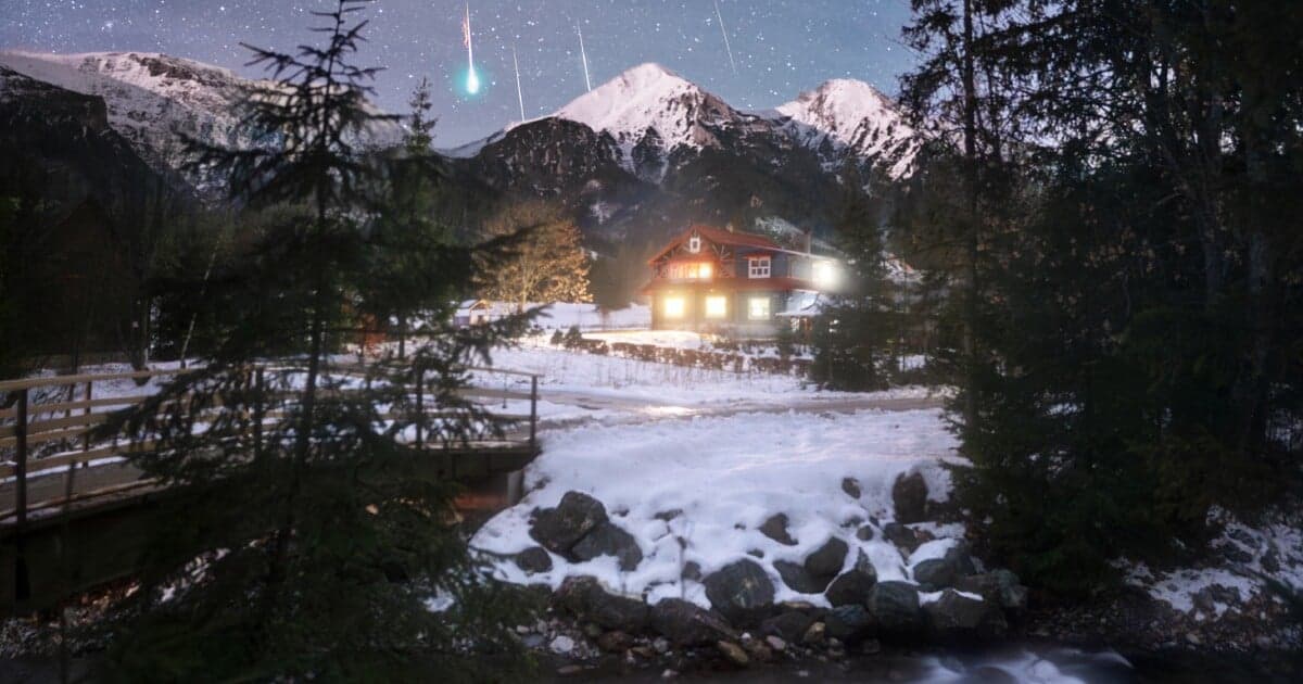 Slovenská fotografia ohromila svet: Geminidy z Tatier ako Snímka dňa NASA