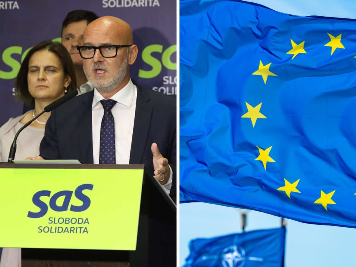 SaS navrhuje zakotviť členstvo v EÚ a NATO do ústavy