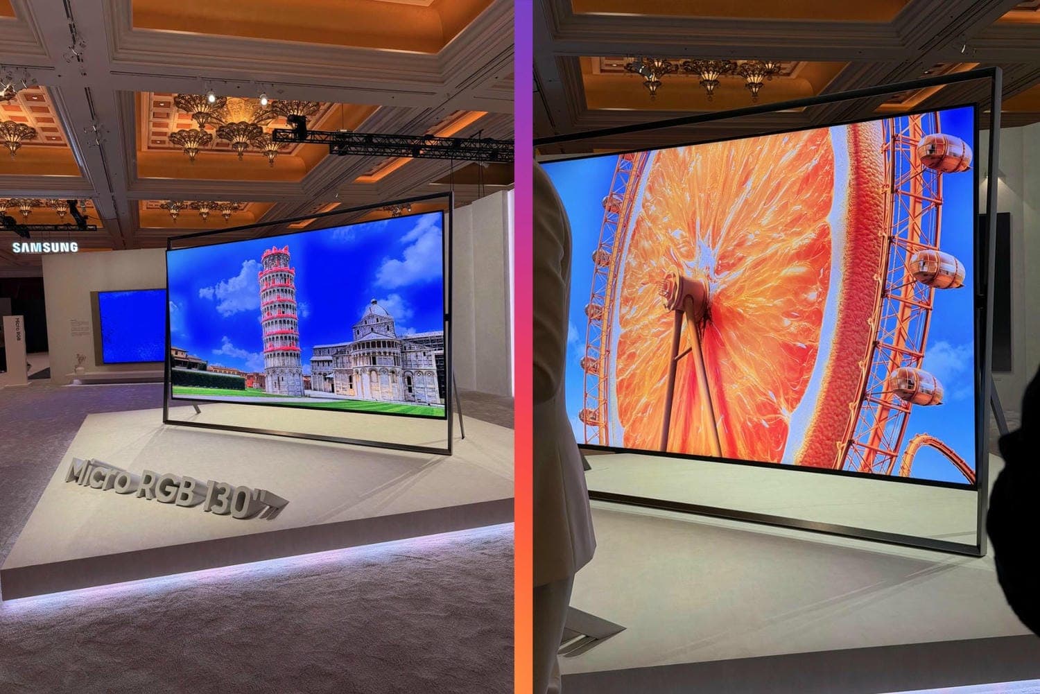 Samsung uvádza revolučný 130-palcový Micro RGB televízor na CES 2026