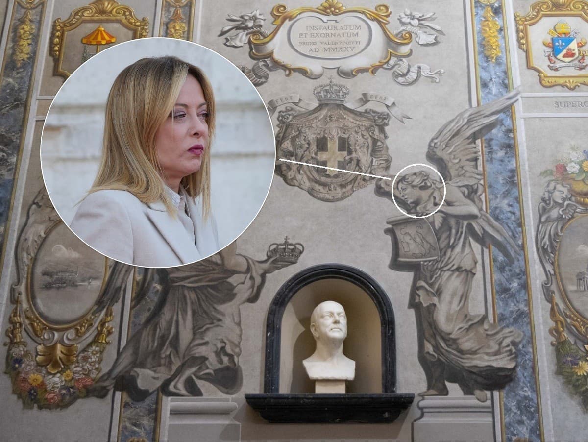 Škandál v Ríme: Anjel s podobou premiérky Meloniovej