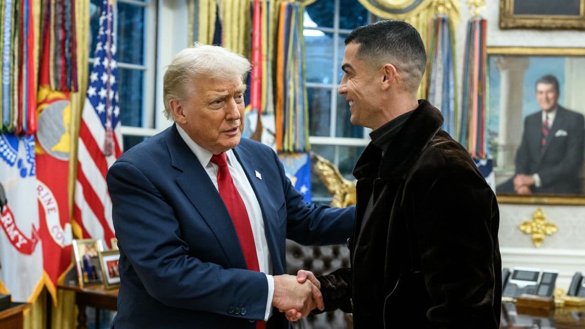 Cristiano Ronaldo a Donald Trump na exkluzívnej večeri v Bielom dome