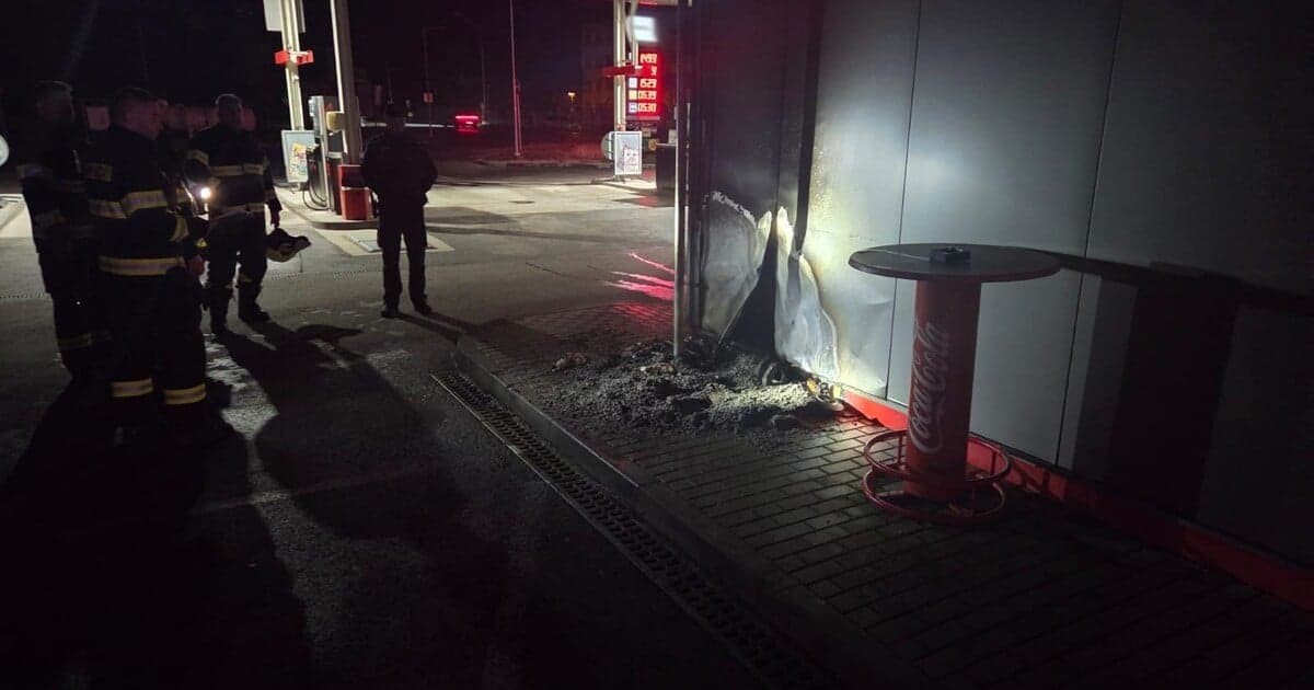 Muž v Novákoch takmer spôsobil požiar čerpacej stanice