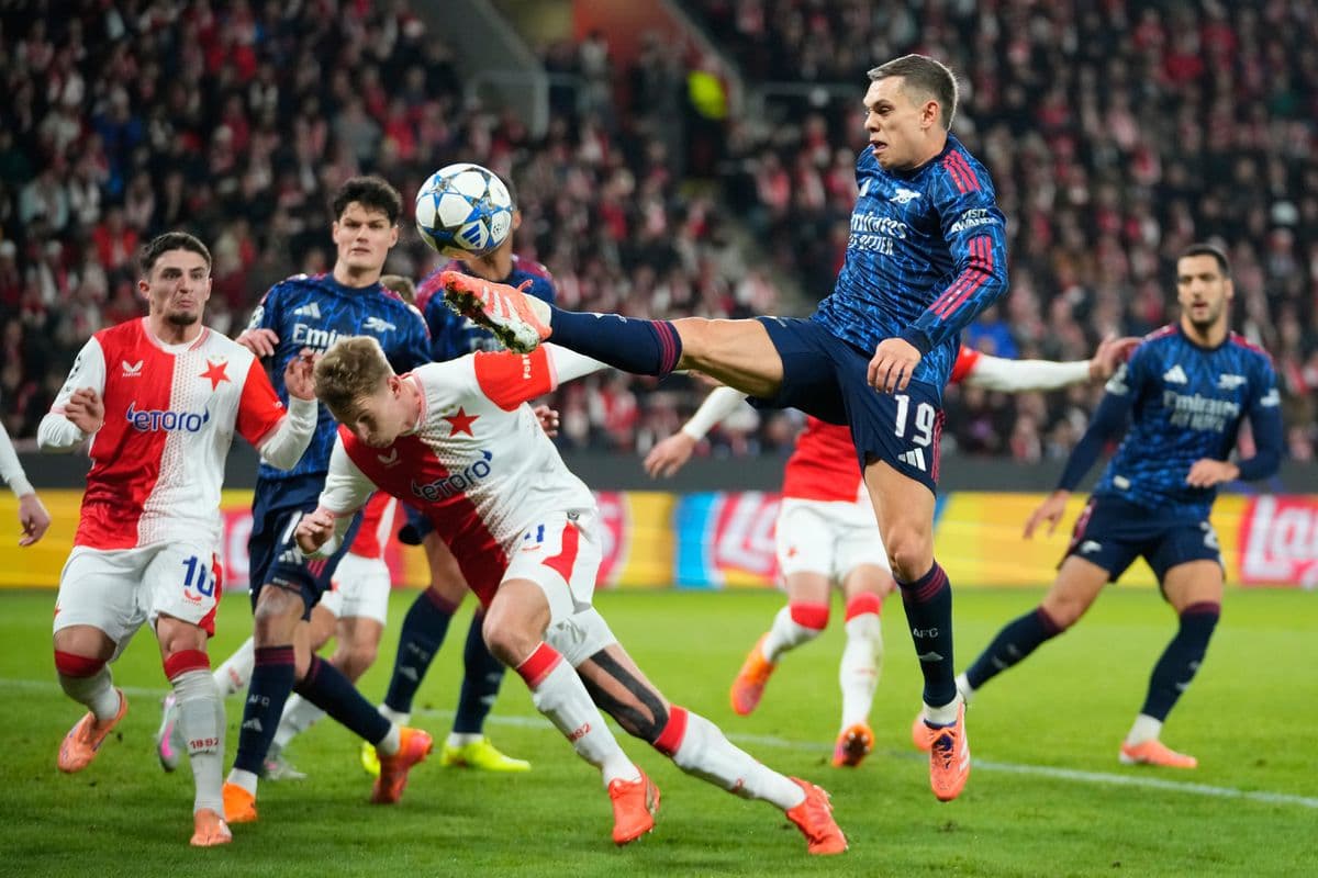 Slavia Praha prehrala s Arsenalom v Lige majstrov 0:3