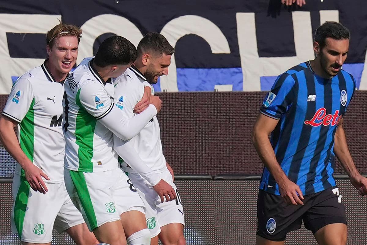 Atalanta zažila debakel, Sassuolo si odnieslo jasné víťazstvo
