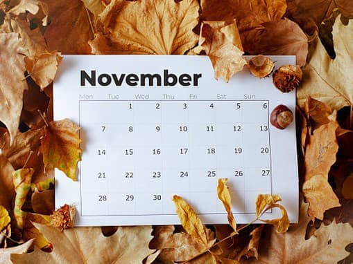 November: Mesiac významných udalostí a sviatkov