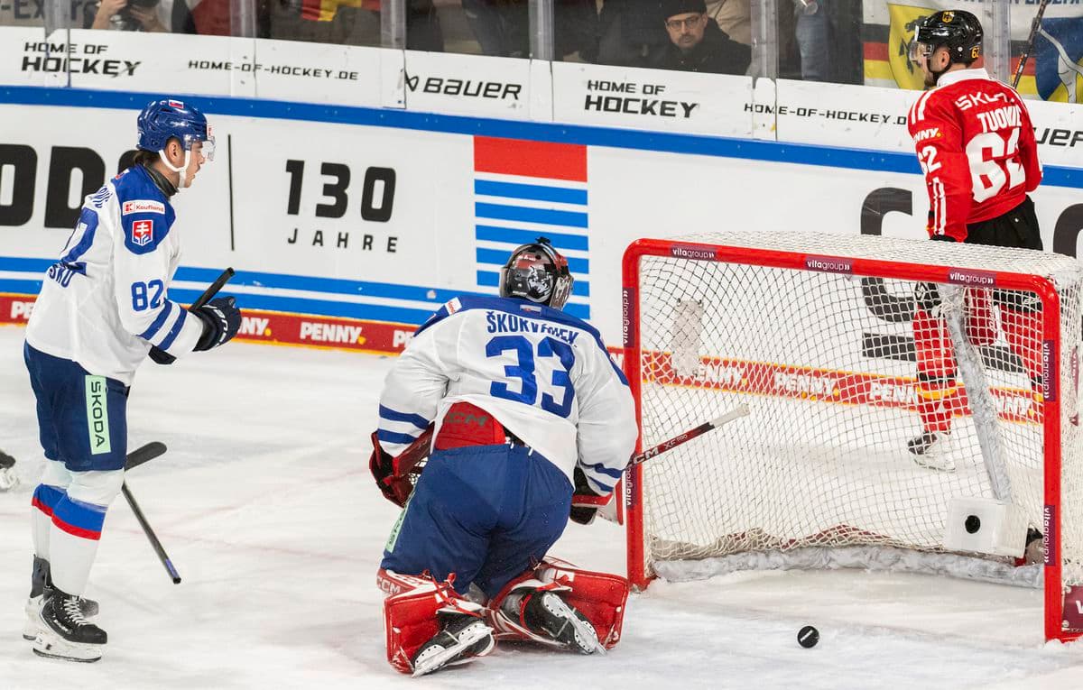 Slovensko neuspelo, hokejisti prehrali v Nemeckom pohári