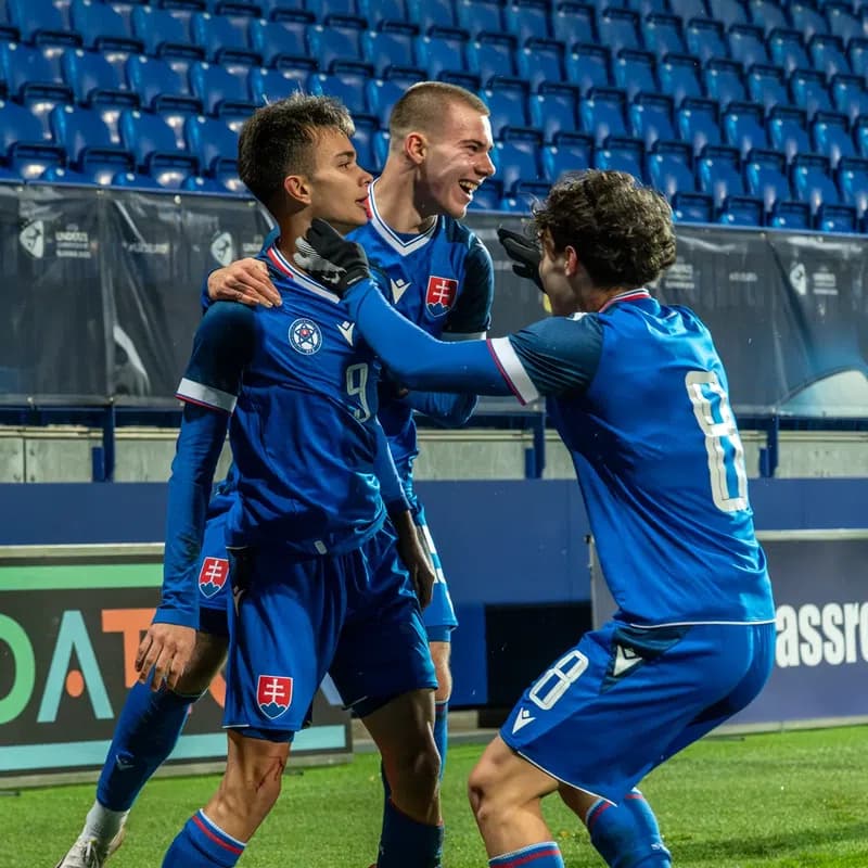 Slovenskí futbalisti do 17 rokov postúpili do druhej fázy kvalifikácie ME 2026