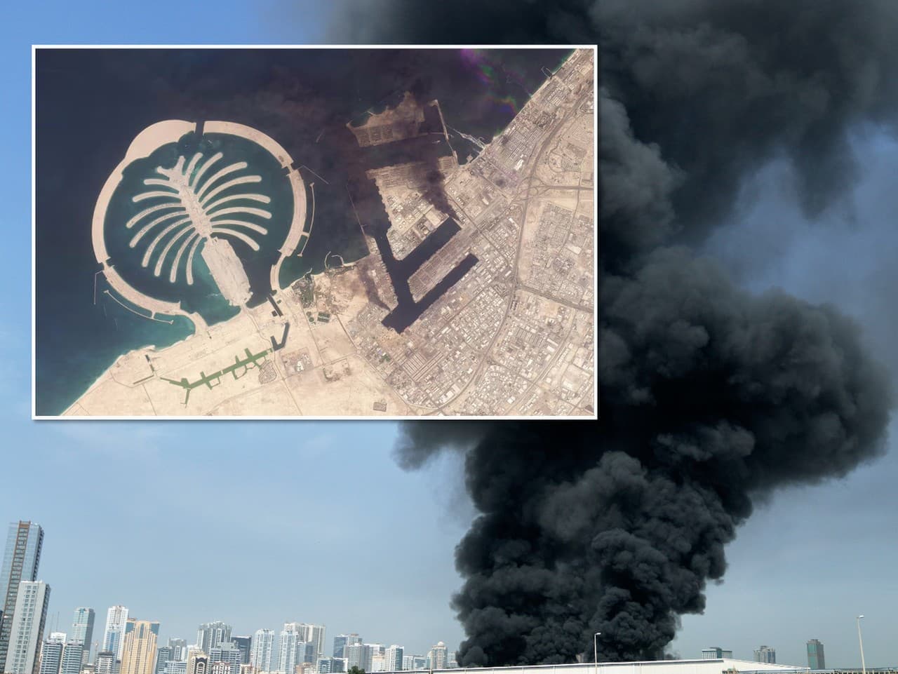 Masívne požiare v Dubaji: Dym zahalil luxusné štvrte po útokoch