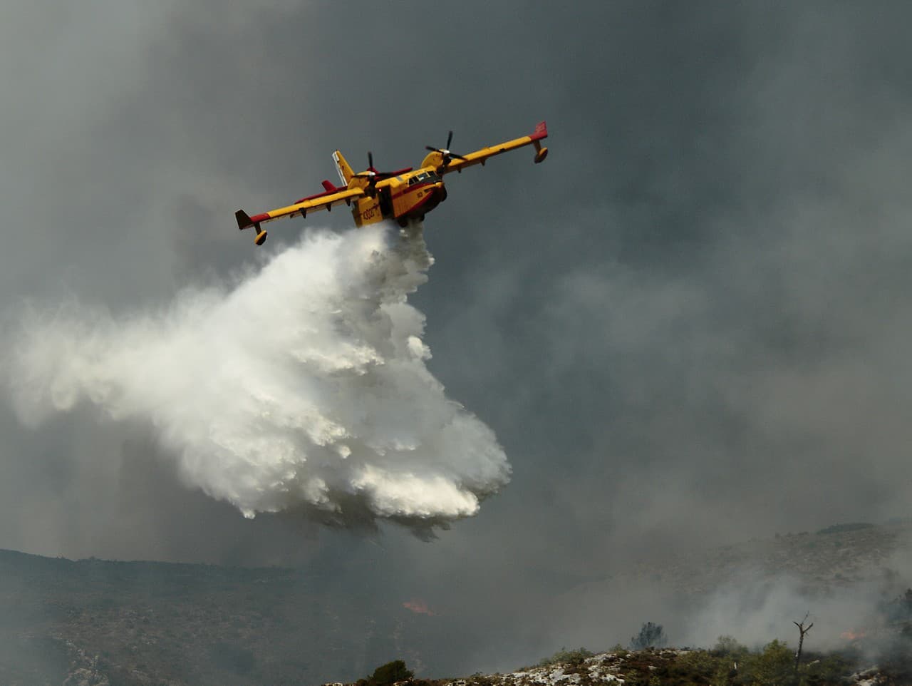 Havária tureckého hasičského lietadla v Chorvátsku: Pilot zahynul